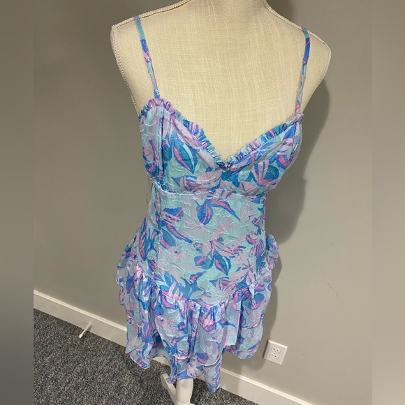 NWT Ruffle Mini Dress - Picture 2 of 4